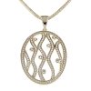 1938e Złota zawieszka błyszcząca pozłacana 14k